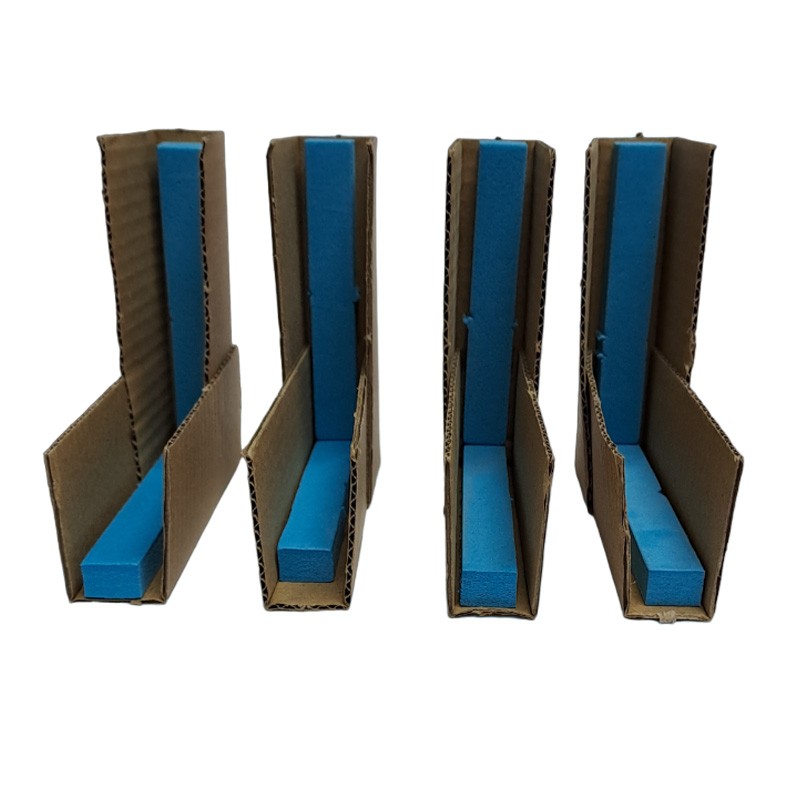 Coltare carton, interior captusit cu burete, forma L, set 4 bucati, 10x10.2x2.5 cm - imagine 16